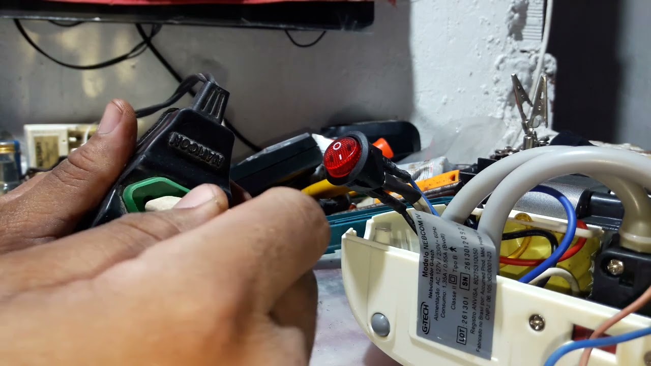resolvendo problema do nebulizador g-tech modelo nebcom IV