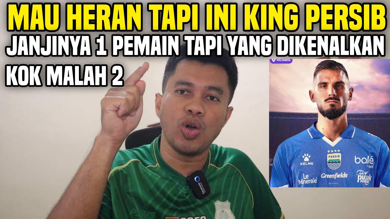 BUKAN PERSIB NAMANYA KALO GAK HEBOH‼️KATANYA CUMA 1 PEMAIN TAPI YANG DIKENALKAN MALAH 2 PEMAIN‼️