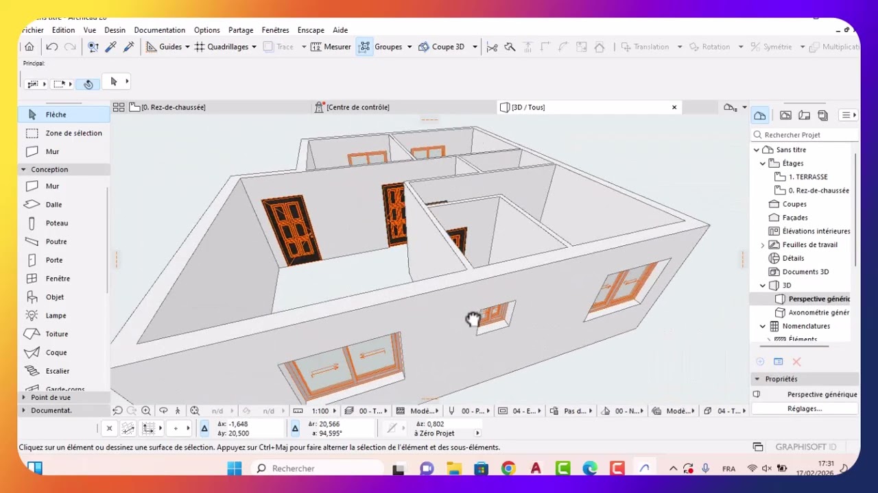 ARCHICAD PLAN RAPIDE