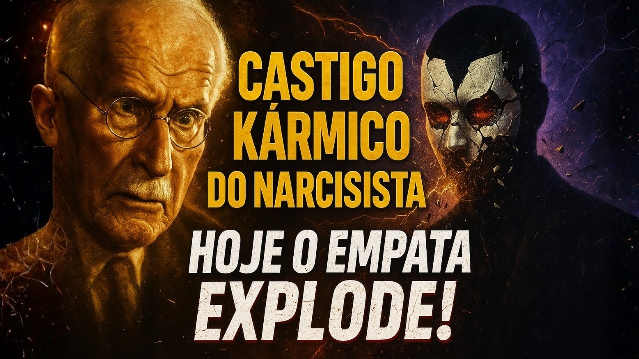 Hoje o EMPATA explode! O CASTIGO KÁRMICO que destrói o NARCISISTA segundo CARL JUNG agora!