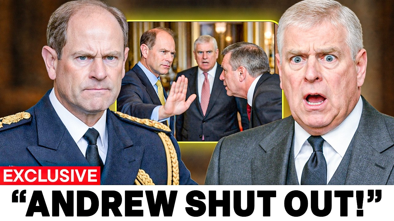 1 MIN AGO: Prince Edward BLOCKS Andrew's Advisor From Palace Council Meeting