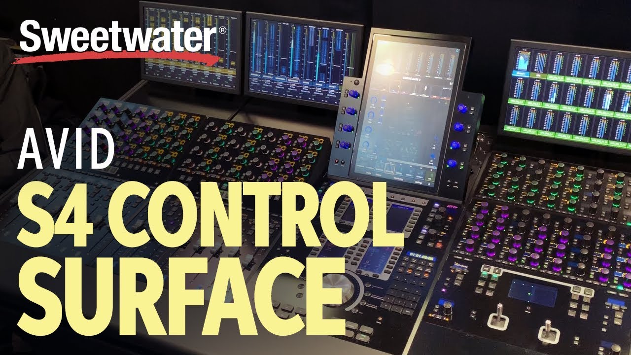 Sweetwater at AES 2019 &mdash; Avid S4 Control Surfaces