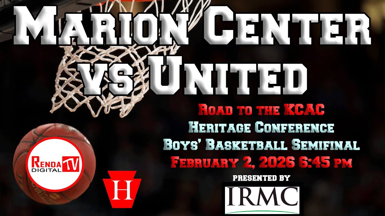 Heritage Conference Boys' Basketball Semifinal: Marion Center vs United (02-02-26)