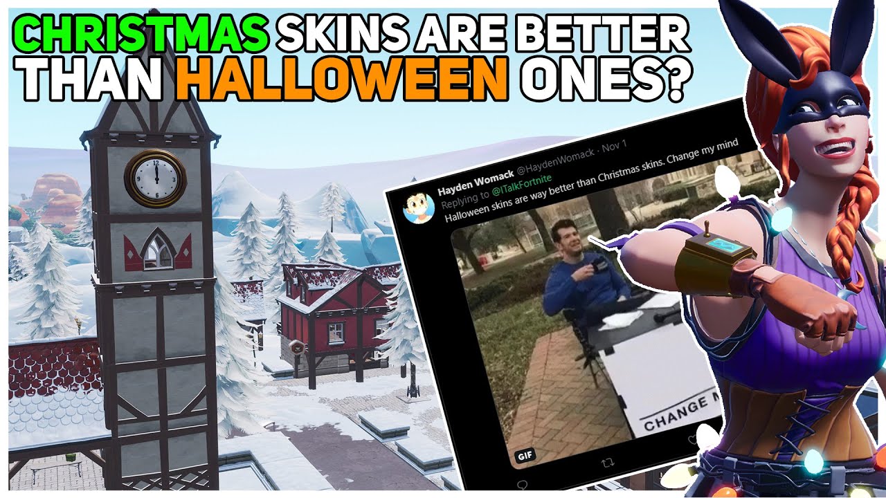 Halloween Skins Are Better Than Christmas Ones? [Unpopular Opinions] (Fortnite Battle Royale)
