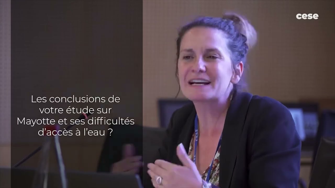 Manon Gallego SOLIDARITÉS INTERNATIONAL   gestion de l’eau Outre mer   CESE