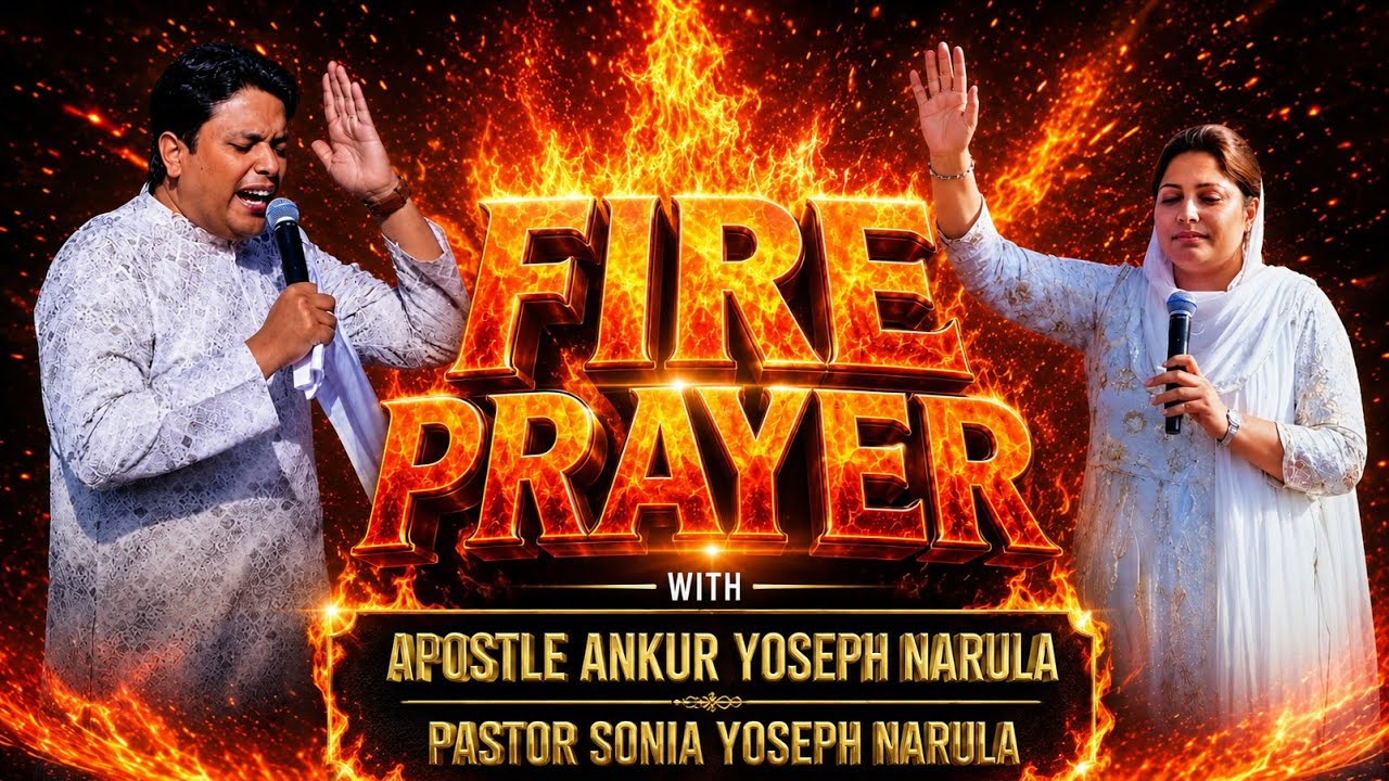 Powerful Fire Prayer With Apostle Ankur Yoseph Narula || #live #prayer @AnkurNarulaMinistries 
