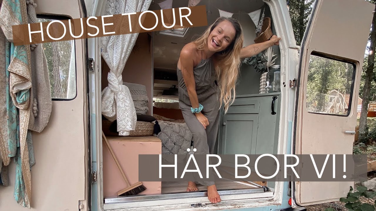 VAN TOUR - tv&aring;barnsfamilj i en buss I F&Ouml;RE & EFTER RENOVERING