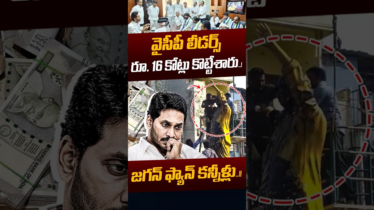 YS Jagan Fan Crying: వైసీపీ లీడర్స్ రూ.16 కోట్లు కొట్టేశారు | Sajjala Ramakrishna | Nethra Tv Telugu