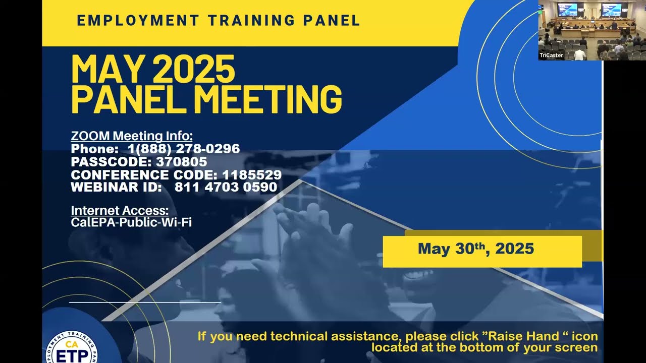 May 2025 Panel Meeting