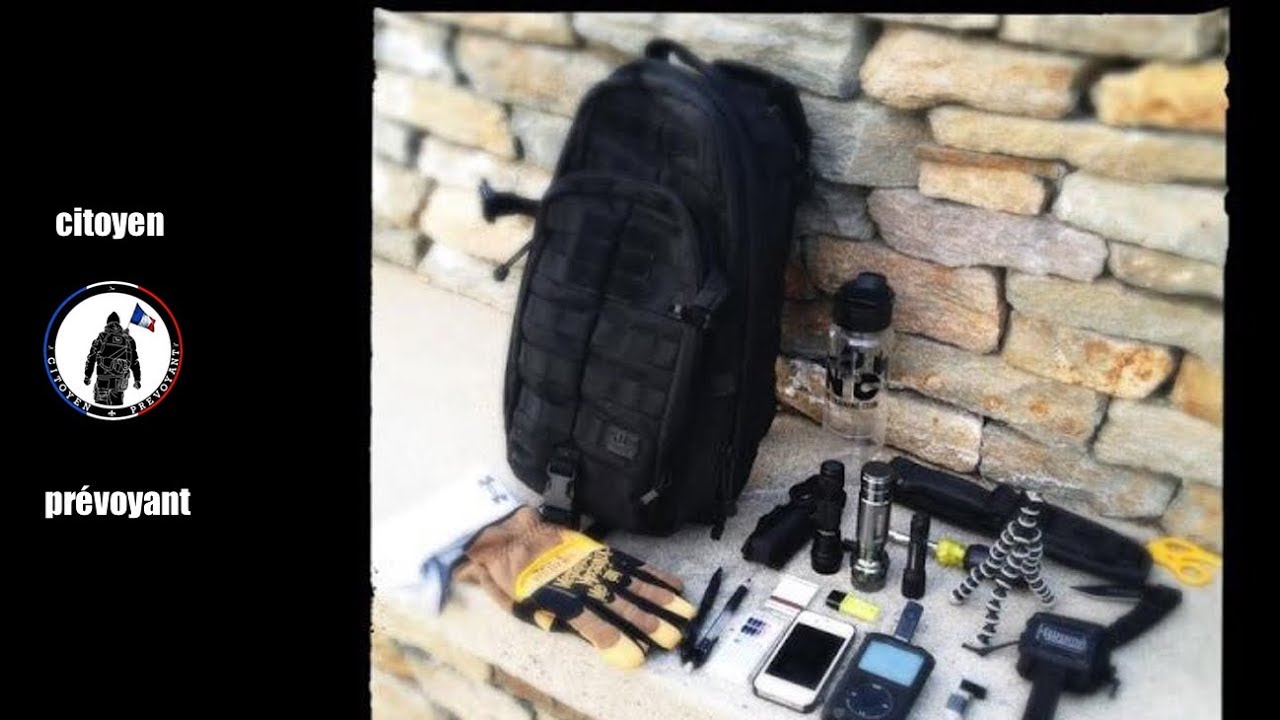 mon sac EDC (le rush 12 de chez  5.11)