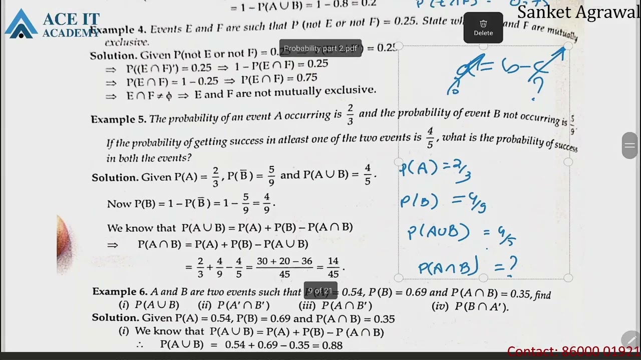 11th Applied Math Probability Lect 7 (25-26)