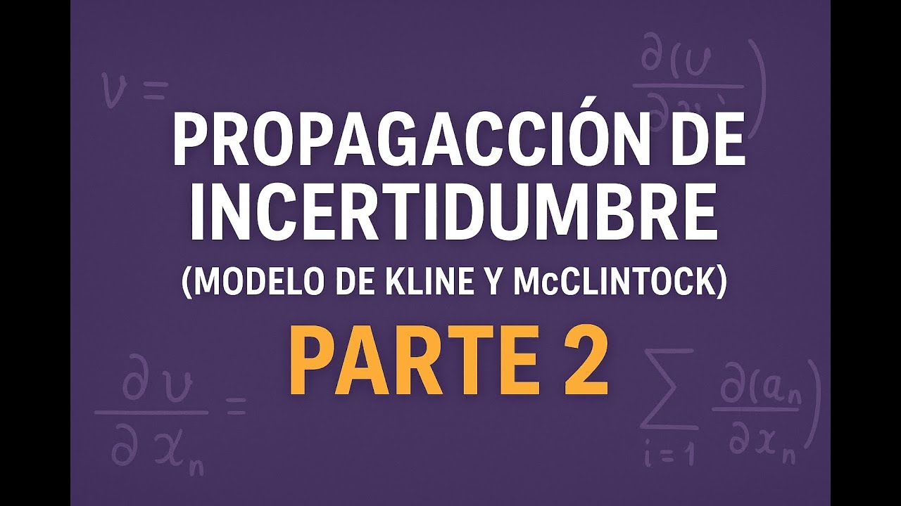 ¡PROPAGACIÓN DE INCERTIDUMBRE 📉 PARTE 2! | Derivadas Parciales 🧠 + Cálculo Paso a Paso ✍️