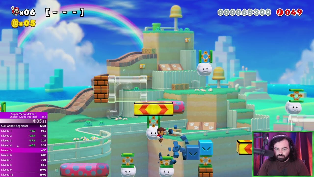 Speedrun et niveaux des viewers sur Mario Maker 2 !