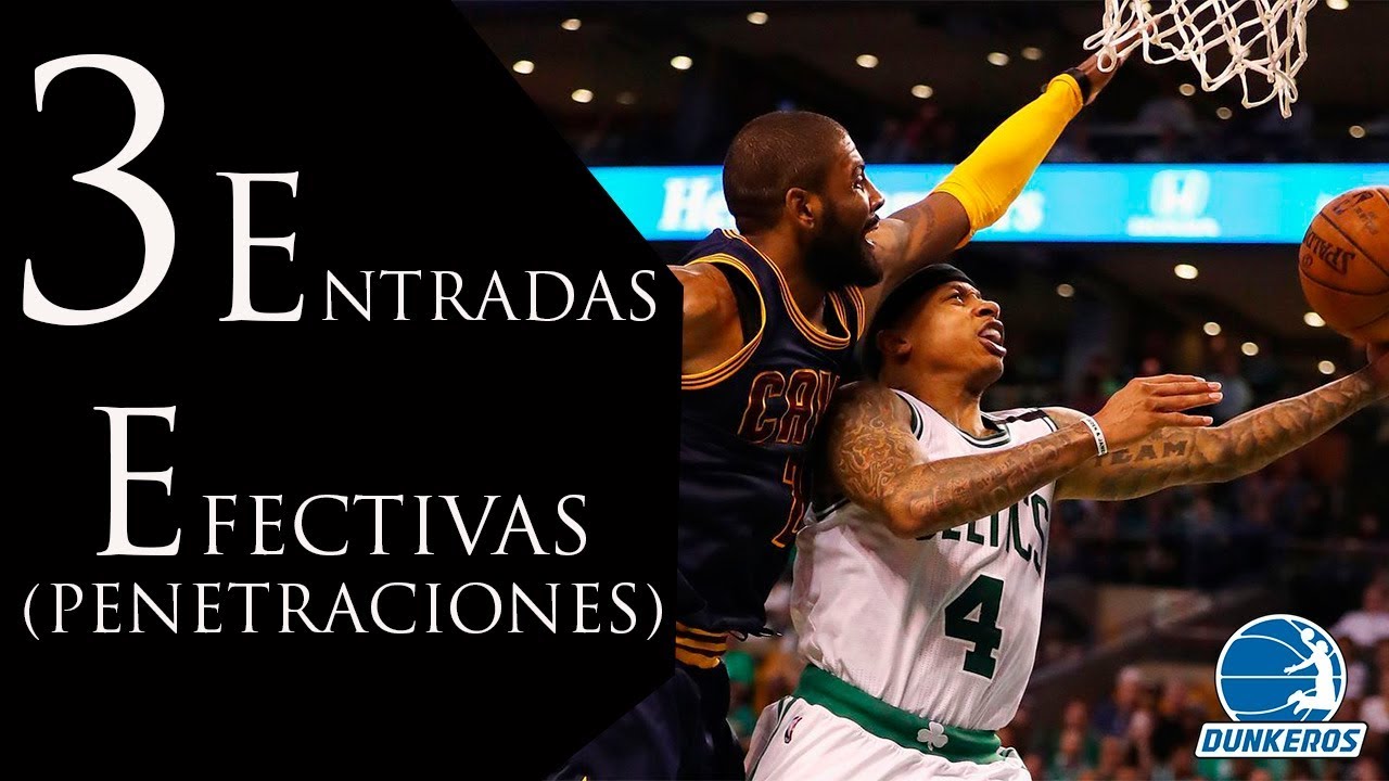 3 Entradas Mas Efectivas.  (penetraciones) BALONCESTO