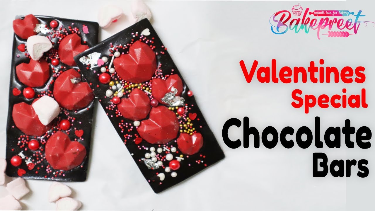 Fancy Chocolate Bars Recipe |Valentine's Special |Gifting| Ready in 20 Minutes