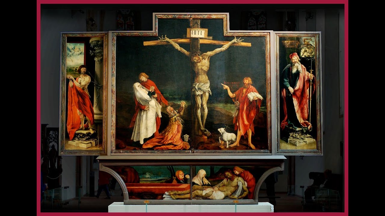 El retablo de los Ardientes · MATTHIAS GRÜNEWALD