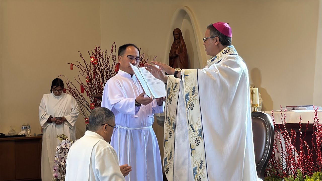 Lễ Truyền Chức Phó Tế Thầy Bonaventure Phạm Văn Đồng