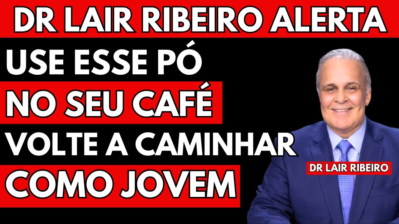 IDOSOS: Coloque esse pó no seu café e recupera a força na pernas