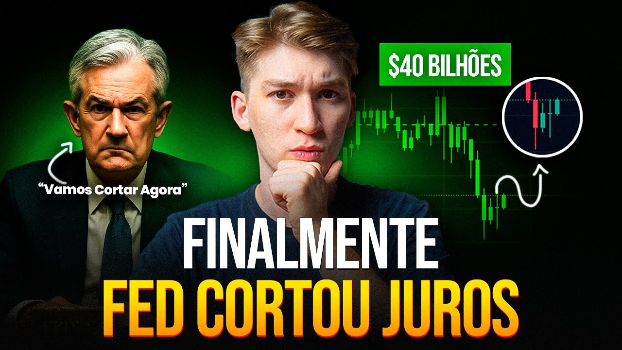 FED CORTOU JUROS E VAI INJETAR DINHEIRO NO MERCADO