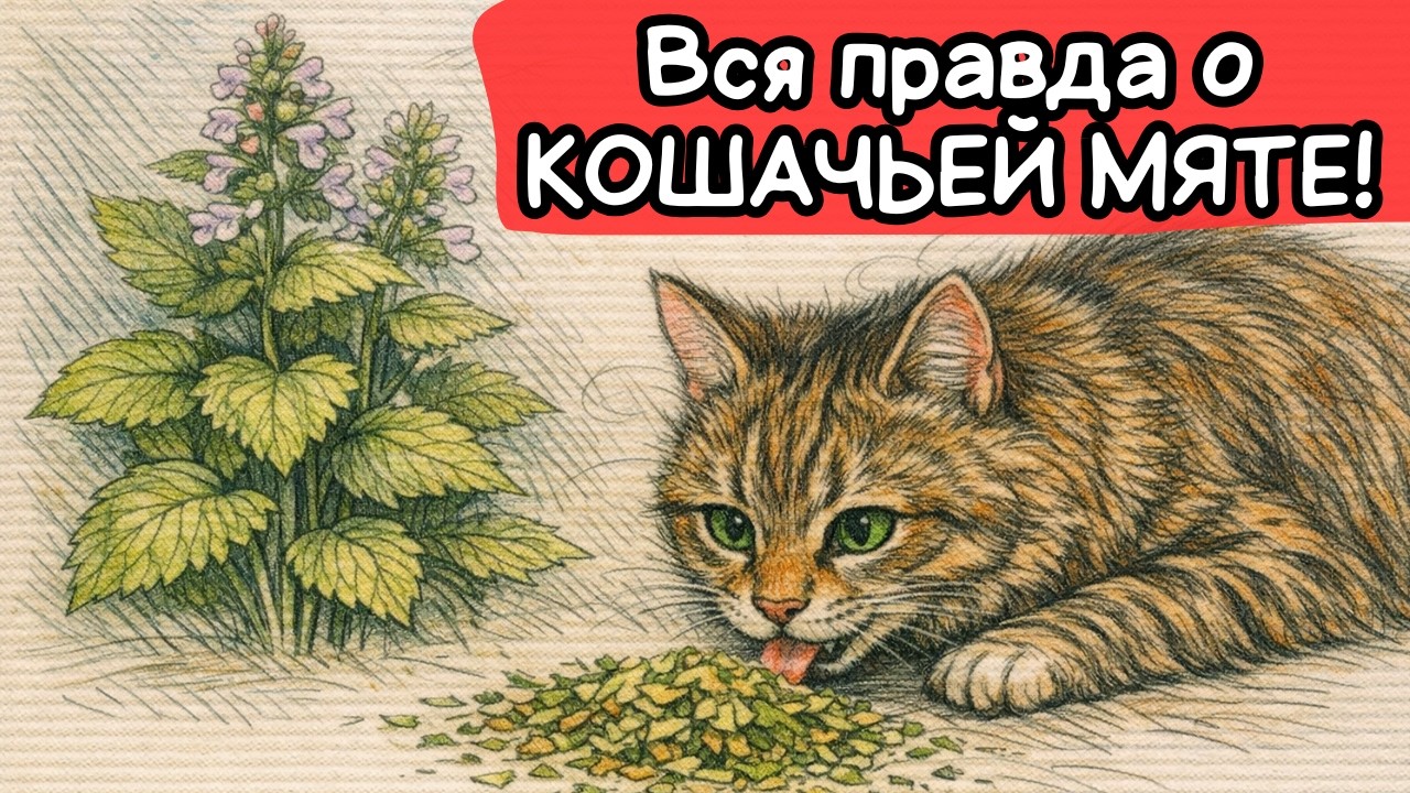 Всё о КОШАЧЬЕЙ МЯТЕ — почему одни кошки в восторге, а другие её игнорируют!