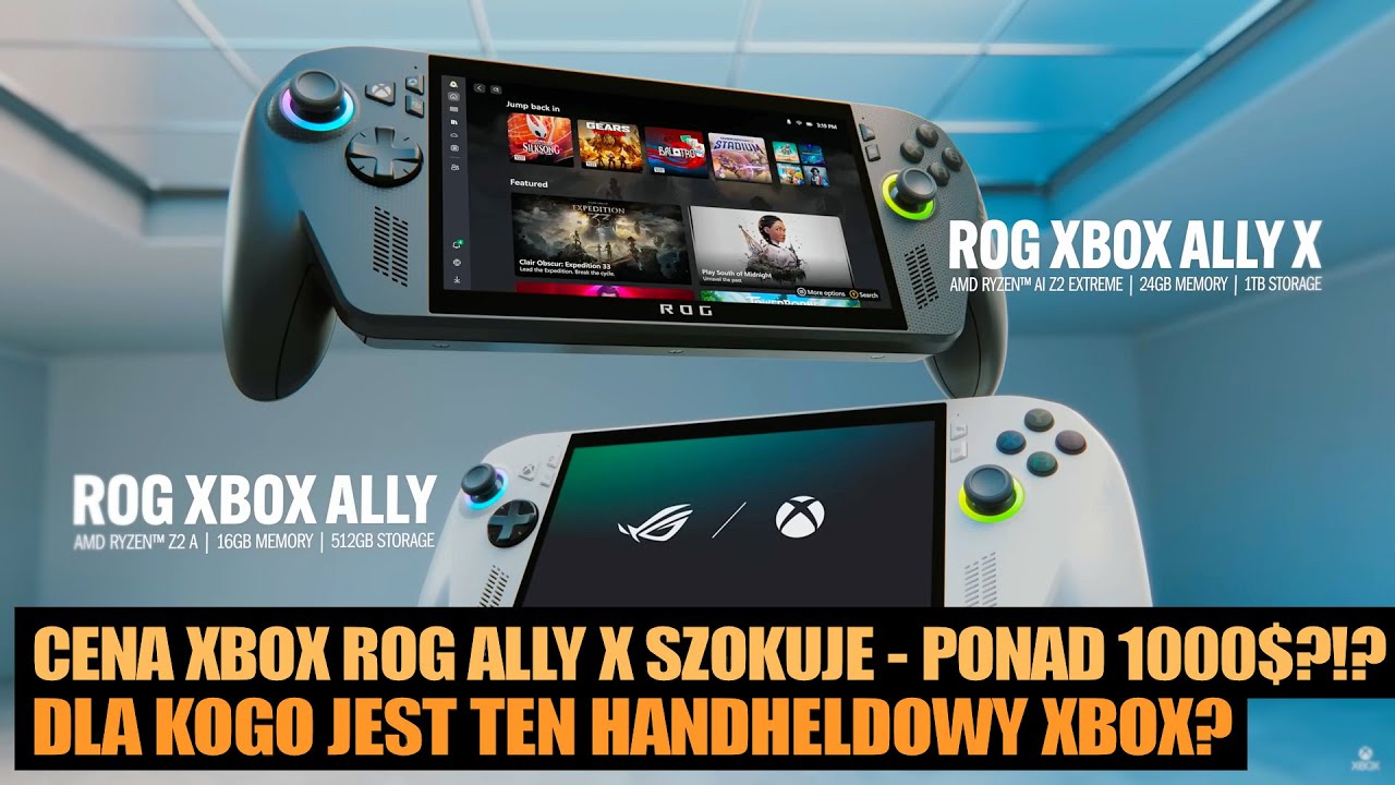 XBOX Rog Ally X za ponad 1000$??? - dla kogo jest ten handheldowy Xbox?