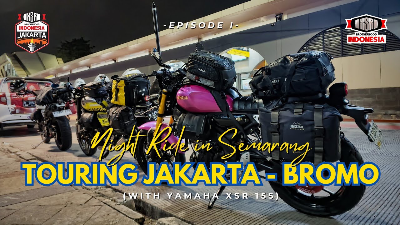 Ep. 1 | Touring JAKARTA - BROMO dengan Yamaha XSR 155 - Explore Kota Semarang (Shot by Insta360 X4)