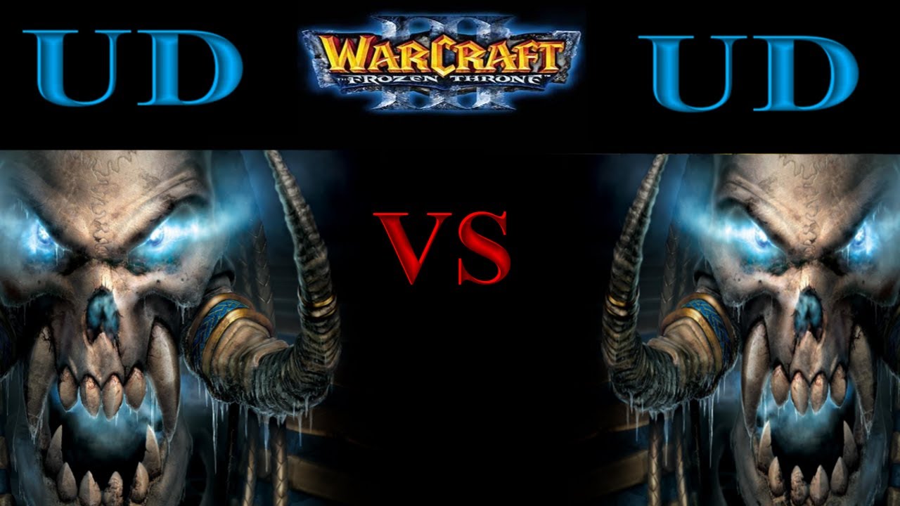 Undead vs Undead 1v1 Warcraft 3 Game [German] Full WC3 Gameplay
