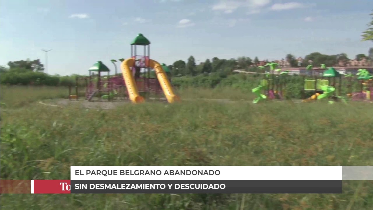 El Parque Belgrano abandonado