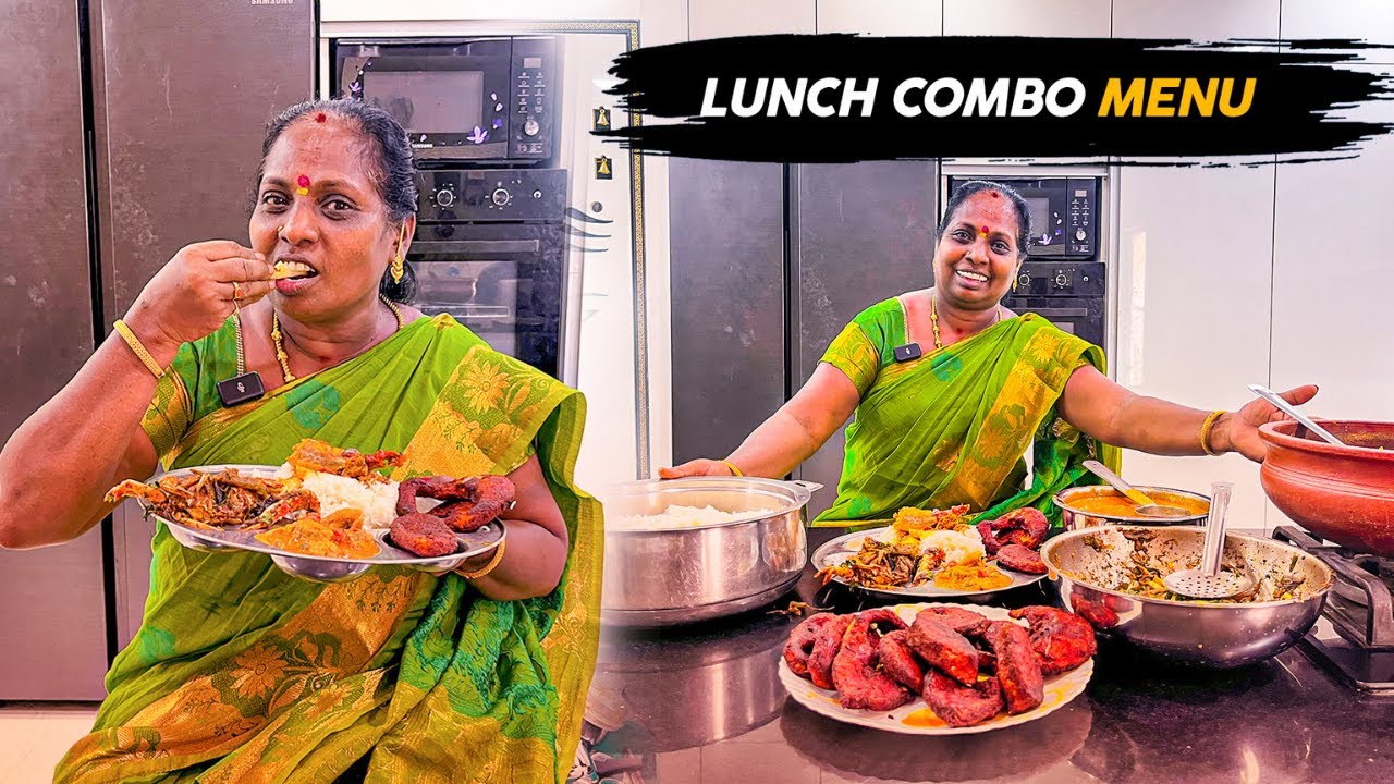 😍Sea Food Lunch For மருமகள்❤️Ramesh Disappointed|😞Afternoon Lunch Preparation vlog|