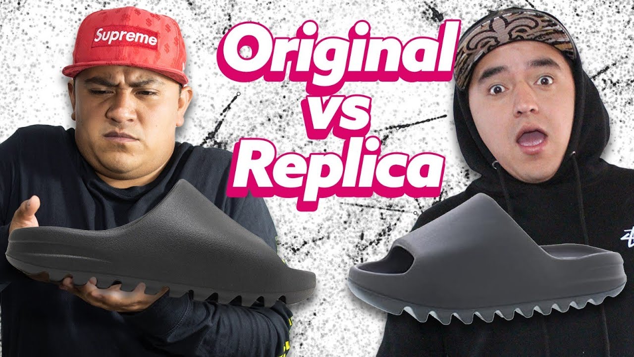 YEEZY SLIDE LEGIT VS FAKE 🔥 Vale la pena COMPRARLAS ORIGINALES? 🤔