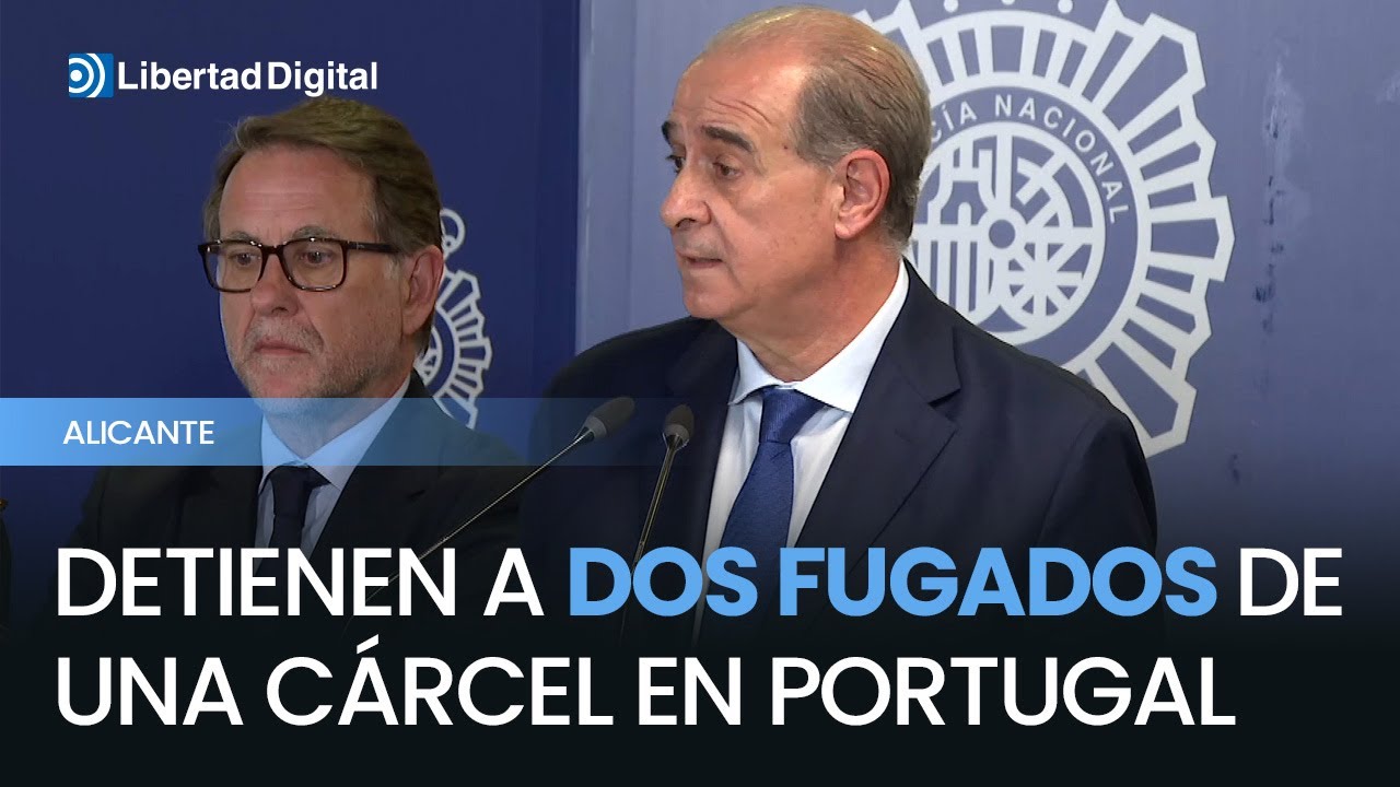 Capturan en Alicante a dos peligrosos fugados de prisión en Portugal