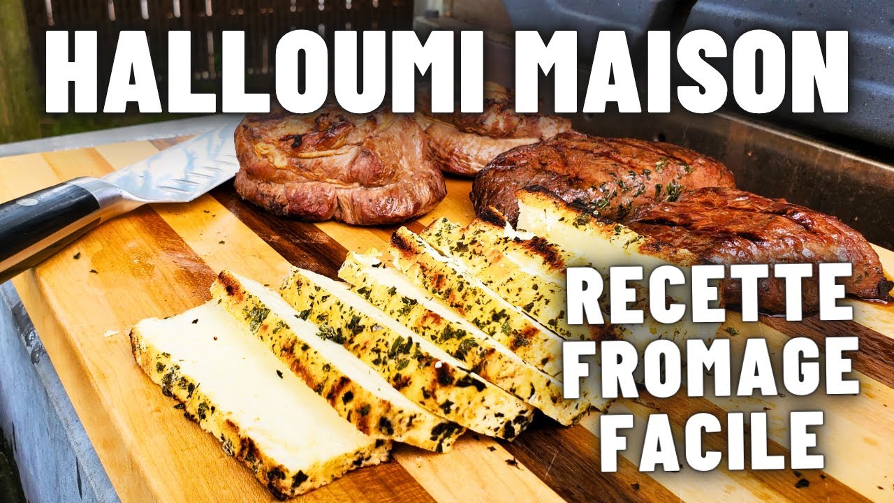 HALLOUMI MAISON : La recette facile pour un fromage à griller (Aucun ferment, niveau débutant)