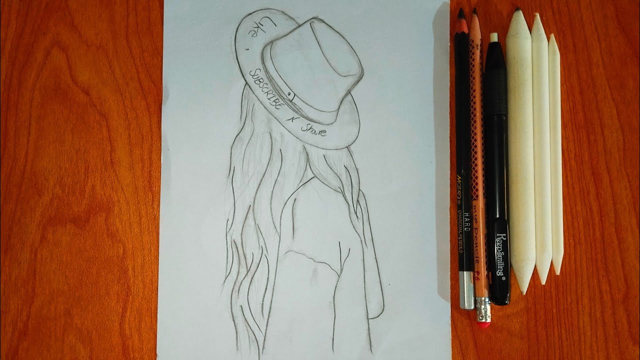 Beautiful Line Art Drawing 🖊️👒💫