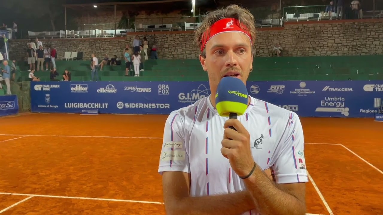 Edoardo Lavagno | Finale Internazionali di Tennis Città di Perugia 2023 contro Fábián Marozsán