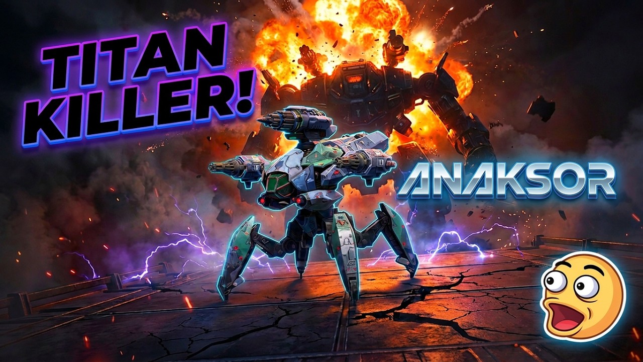 💥 NEW ROBOT ANAKSOR : Con chuồn đặc trị Titan? 💥 - War Robots Test Server 