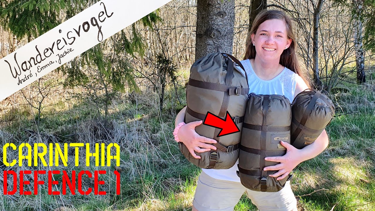 Carinthia Defence 1 - robuster Trekking Schlafsack - etwas schwerer und für die warme Jahreszeit
