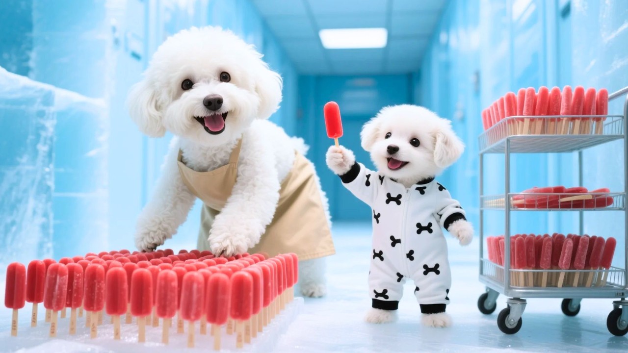 Baby Puppy Shared Its Ice Cream With The Orphaned Dogs 🥺🍦, Mom Dog Used Her Savings To Help The