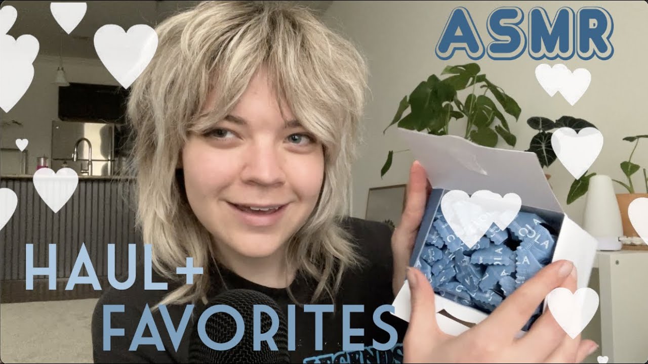 Random haul + favorites ASMR 🤍~ essentials, snacks, & more