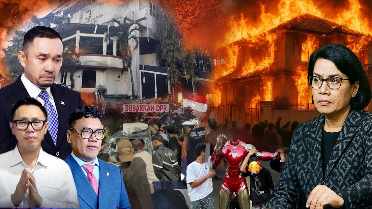 AMUKAN MASSA MELEDAK! Puluhan Kantor DPR Dibakar, Indonesia Terancam Ulang Tragedi Kerusuhan
