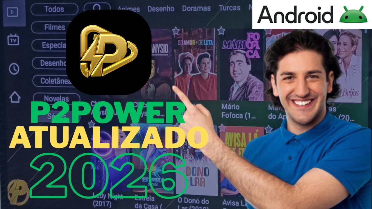📺 Veja como instalar o P2P POWER no seu Android Tv Box, Fire TV, Android TV, Google Tv +