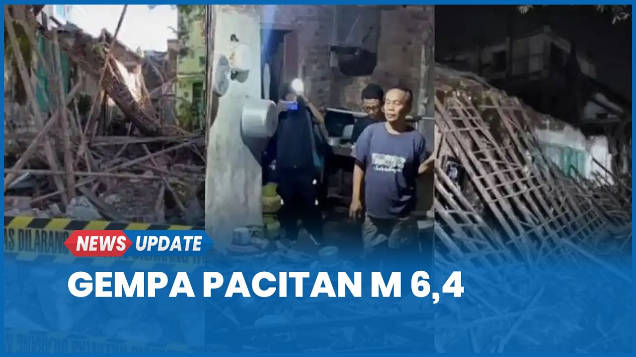 Gempa Pacitan M 6,4, Teras Rumah dan 2 Dapur Warga Ambruk