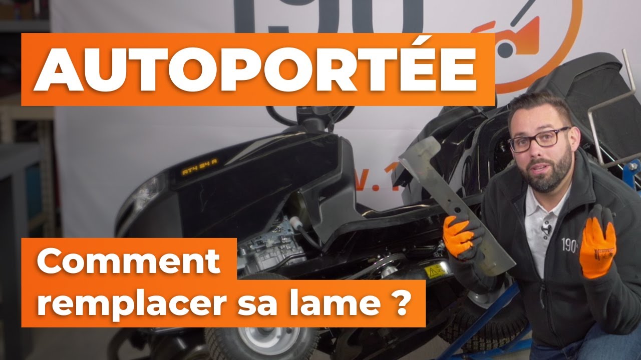 Autoport&eacute;e - Remplacement de lame