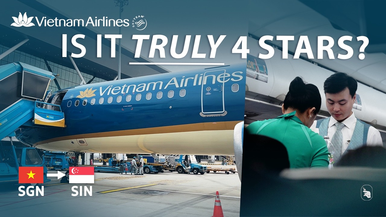 Flying VIETNAM AIRLINES Economy | Worth the price? | Ho Chi Minh City to Singapore Review ✈️