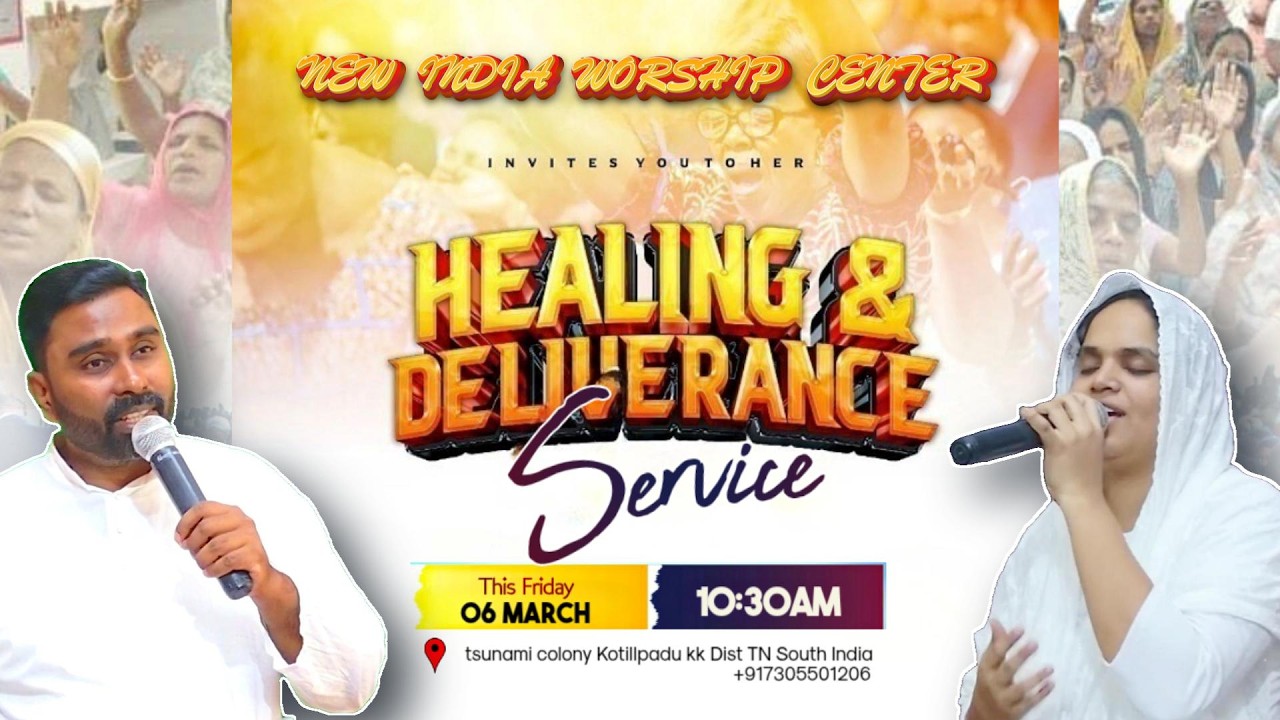 🔴🅻🅸🆅🅴 FASTING PRAYER|| 10:30Am || 06/03/2026 || Pr.R.R.Bevan || NEW INDIA WORSHIP CENTER
