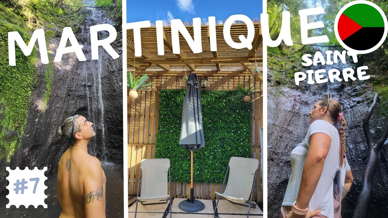 De la Nature à la Ville: Cascade cachée et coup de cœur à saint pierre, Martinique !