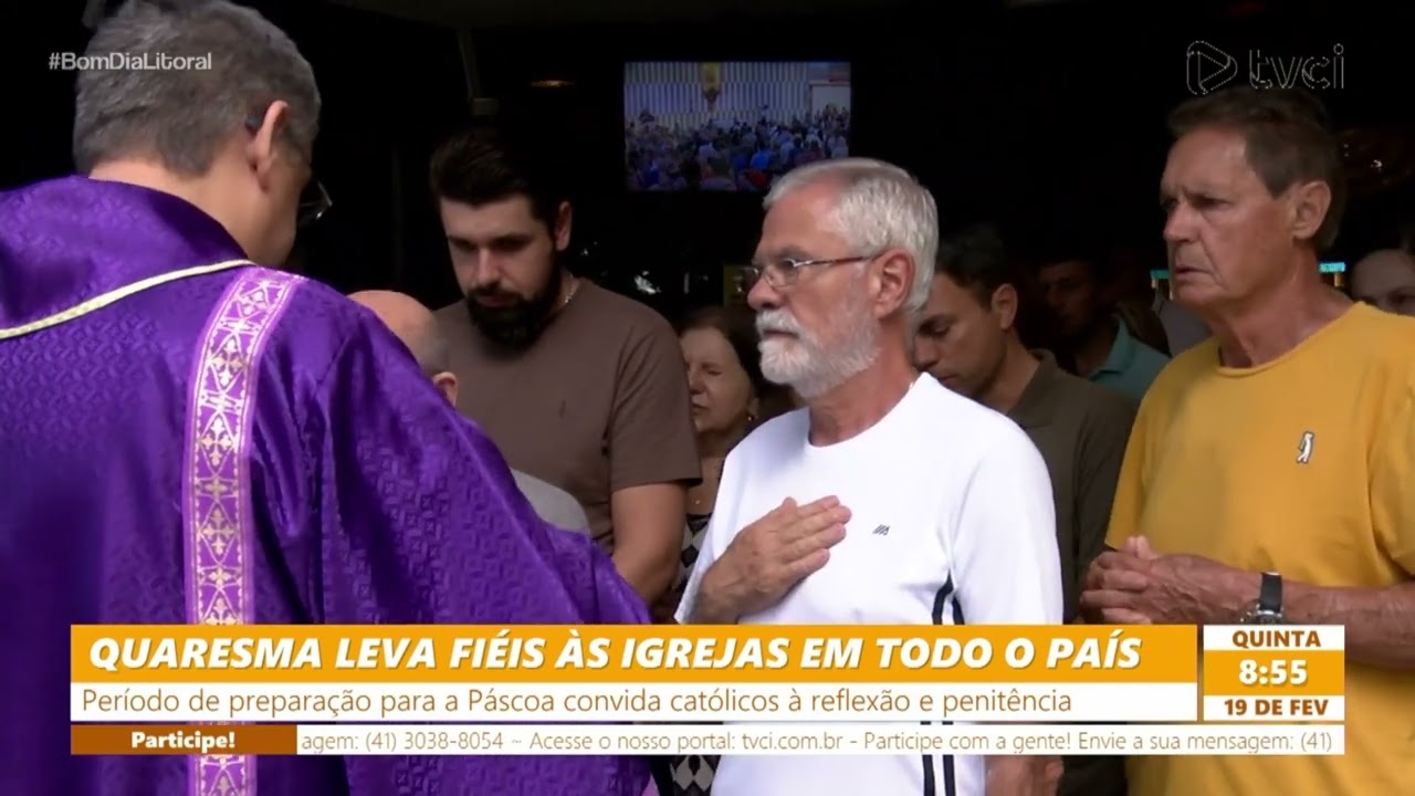 QUARESMA LEVA FIÉIS ÀS IGREJAS EM TODO O PAÍS
