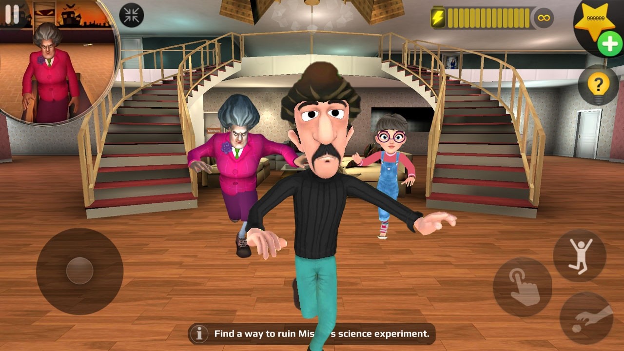 Scary Teacher 3D -scary robber enter in miss t house update new levels