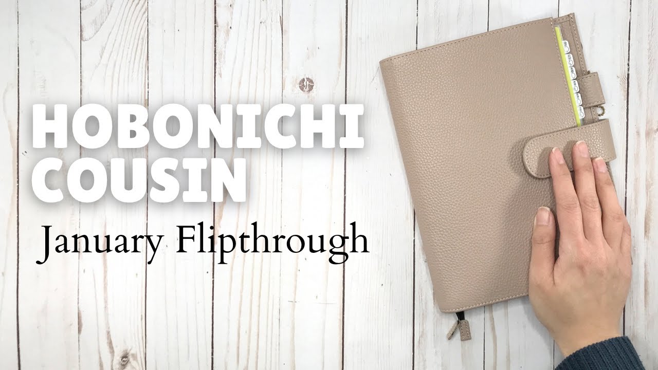 Hobonichi Cousin January Flipthrough