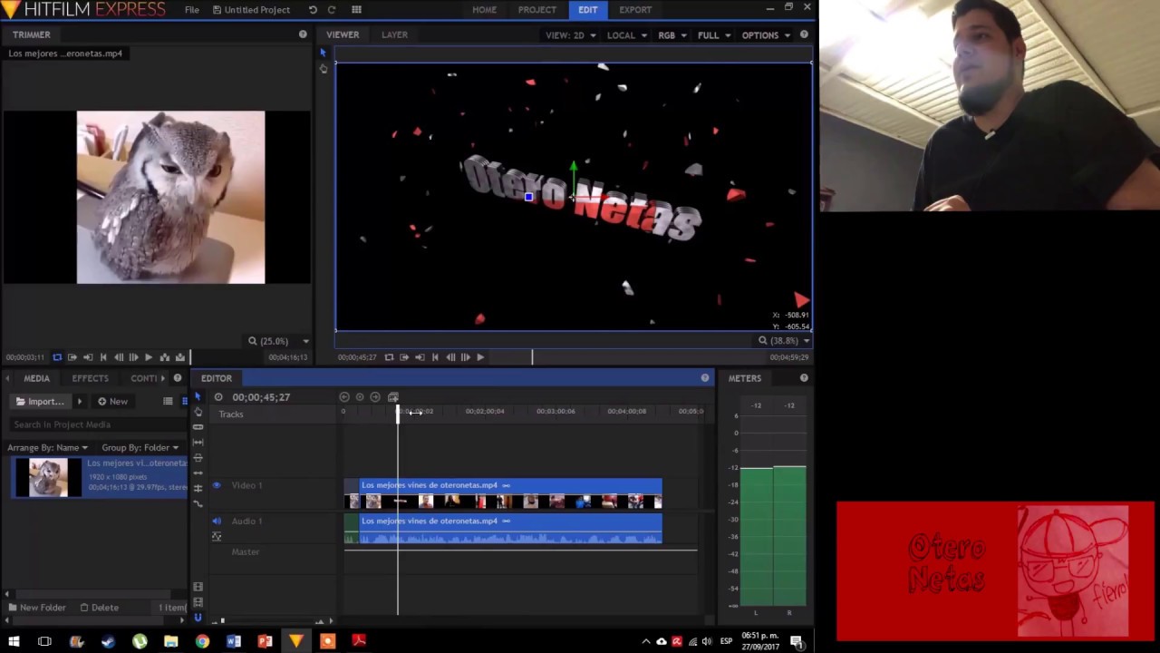 Hitfilm Express Tutorial de edición. El mejor editor de videos para pc y mac gratuito.