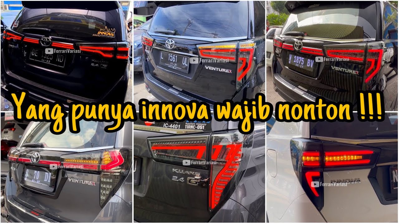 CEK MODEL-MODEL STOP LAMP INNOVA REBORN DI SINI | FERRARI VARIASI SURABAYA